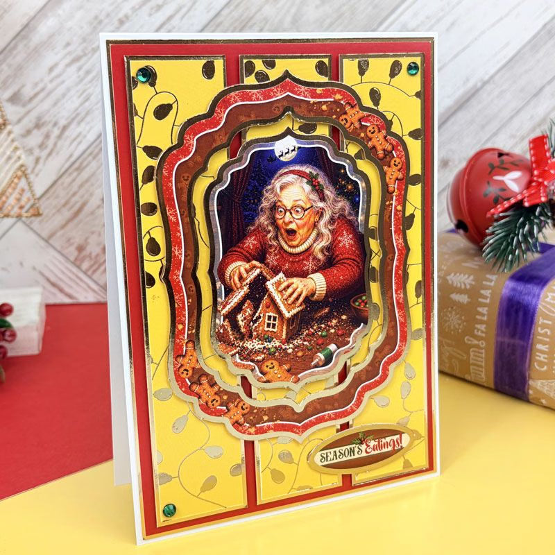 Golden Oldies - Festive Senior Moments Luxury Card Toppers Kit