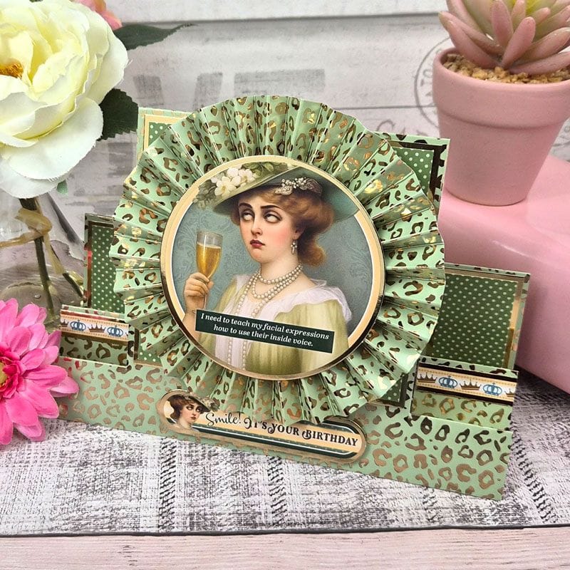 Here Come the Girls Foiled Edge-to-Edge Cardstock
