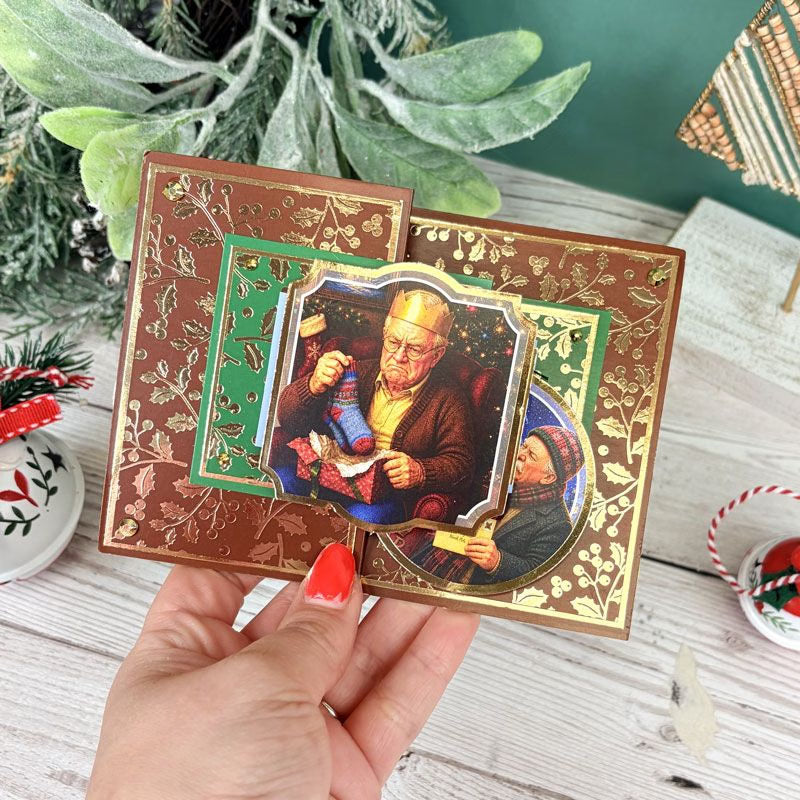 Golden Oldies - Festive Senior Moments Foiled Edge-to-Edge Cardstock