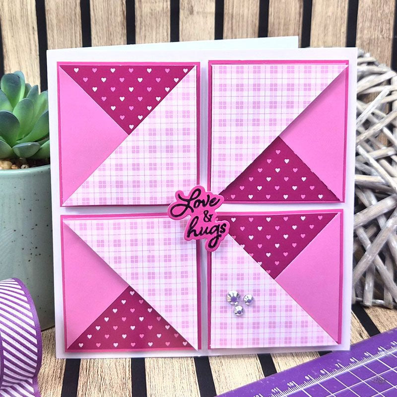 Mat & Layer Paper Pads - Pink Tones - Stunning Silver