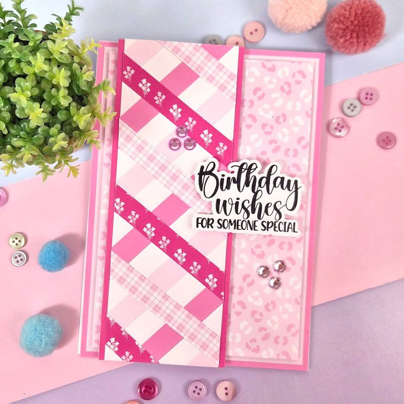 Mat & Layer Paper Pads - Pink Tones - Stunning Silver