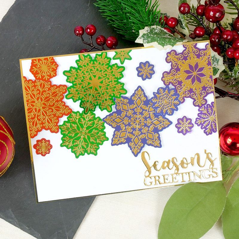 Foiled & Die-Cut Mirri Snowflakes - Classic Selection