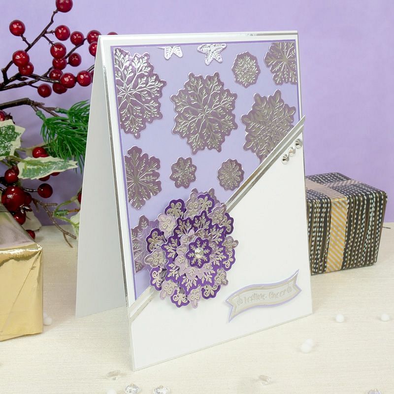 Foiled & Die-Cut Mirri Snowflakes - Frosted Selection