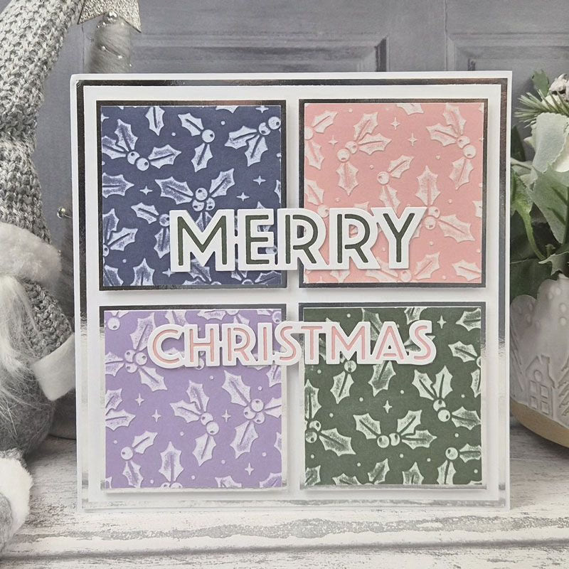 Moonstone Embossing Folders - Jolly Holly