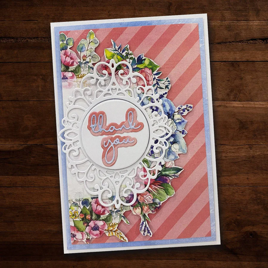 Oval Lace Frame Metal Cutting Die 19607