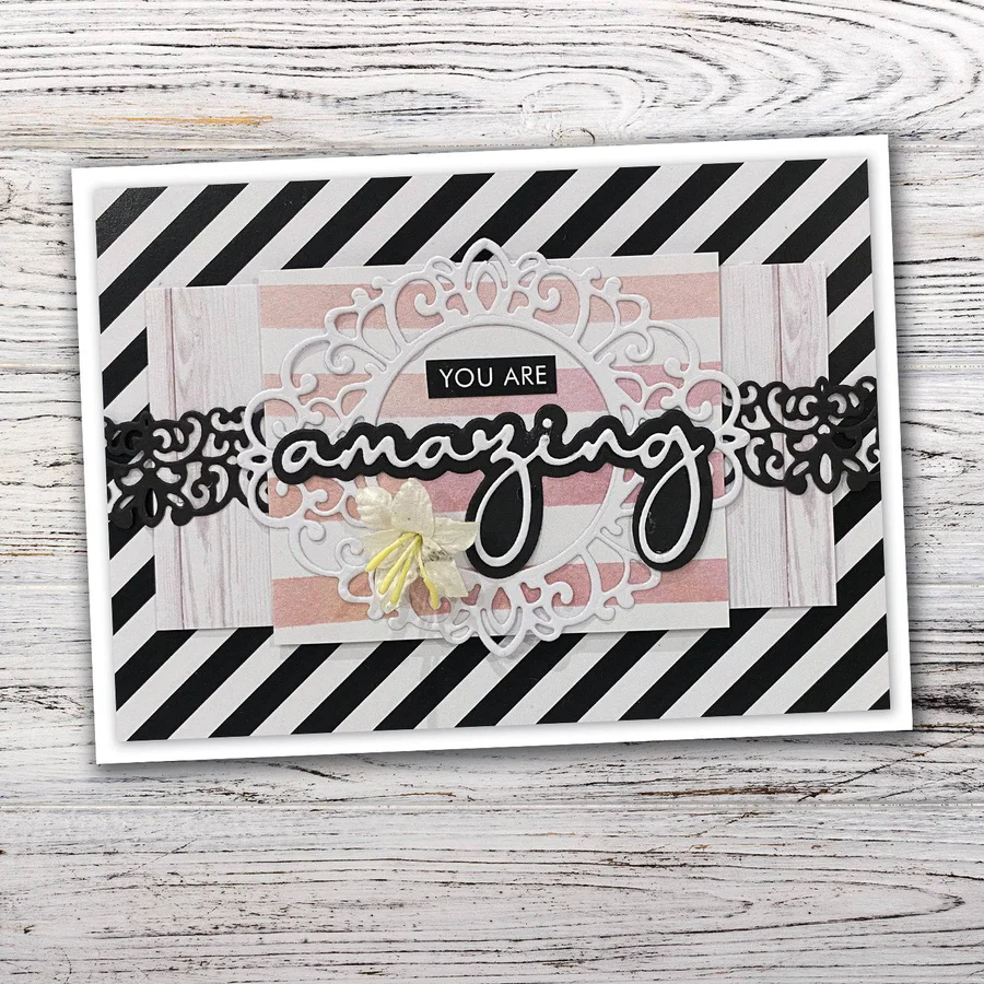 Oval Lace Frame Metal Cutting Die 19607