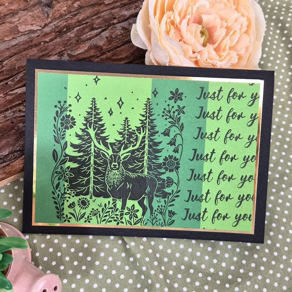 For the Love of Stamps - Rainbow Stamping Paper Pad