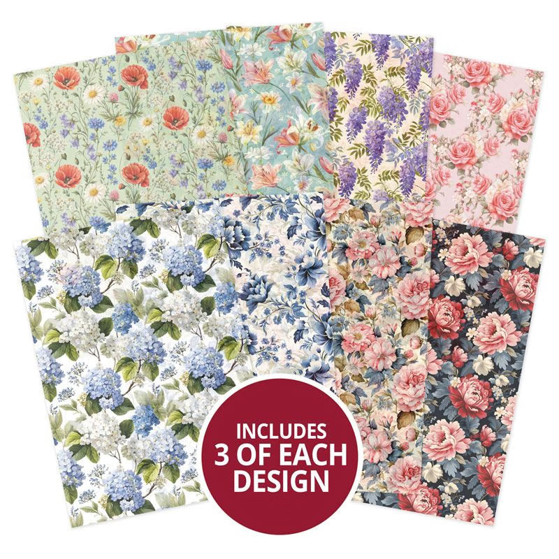 Parchment Pattern Packs - Fantastic Florals