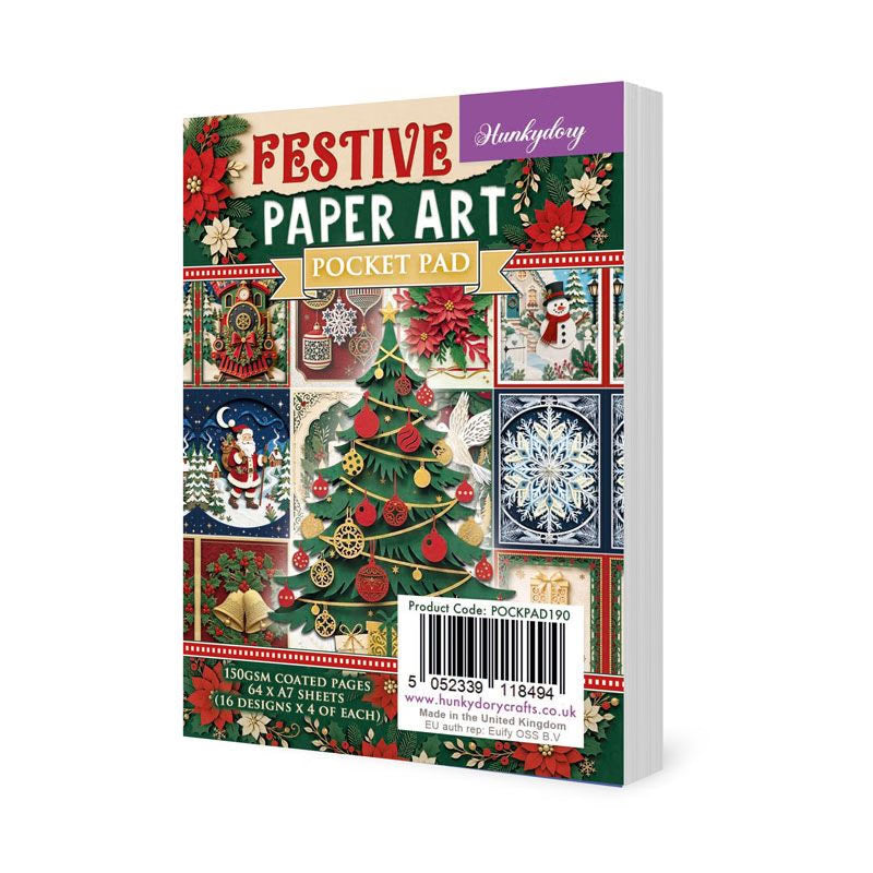 Festive Paper Art Pocket Pad