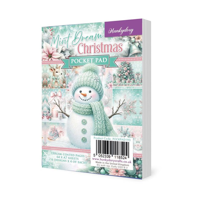 Mint Dream Christmas Pocket Pad