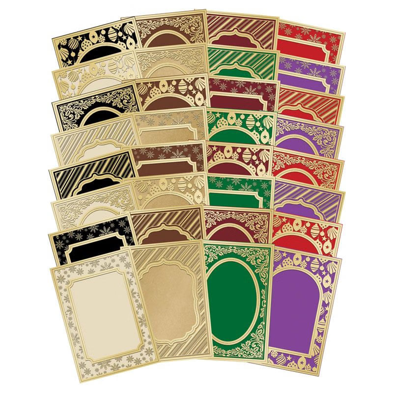 Festive Pocket Pad Apertures - Rich Gold