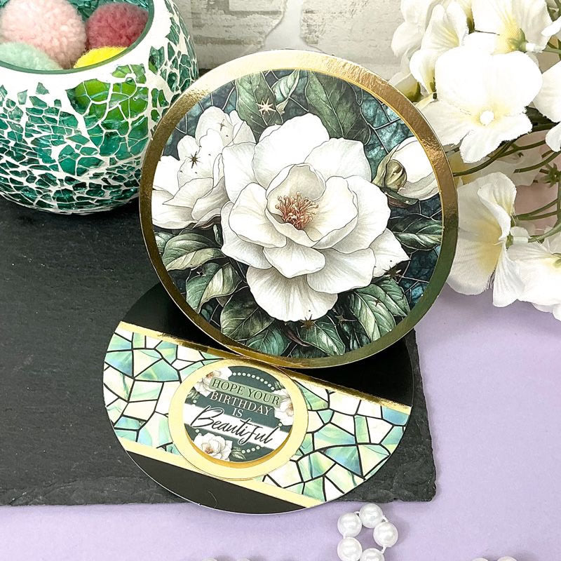 Circle Easel Shaped Card Blanks