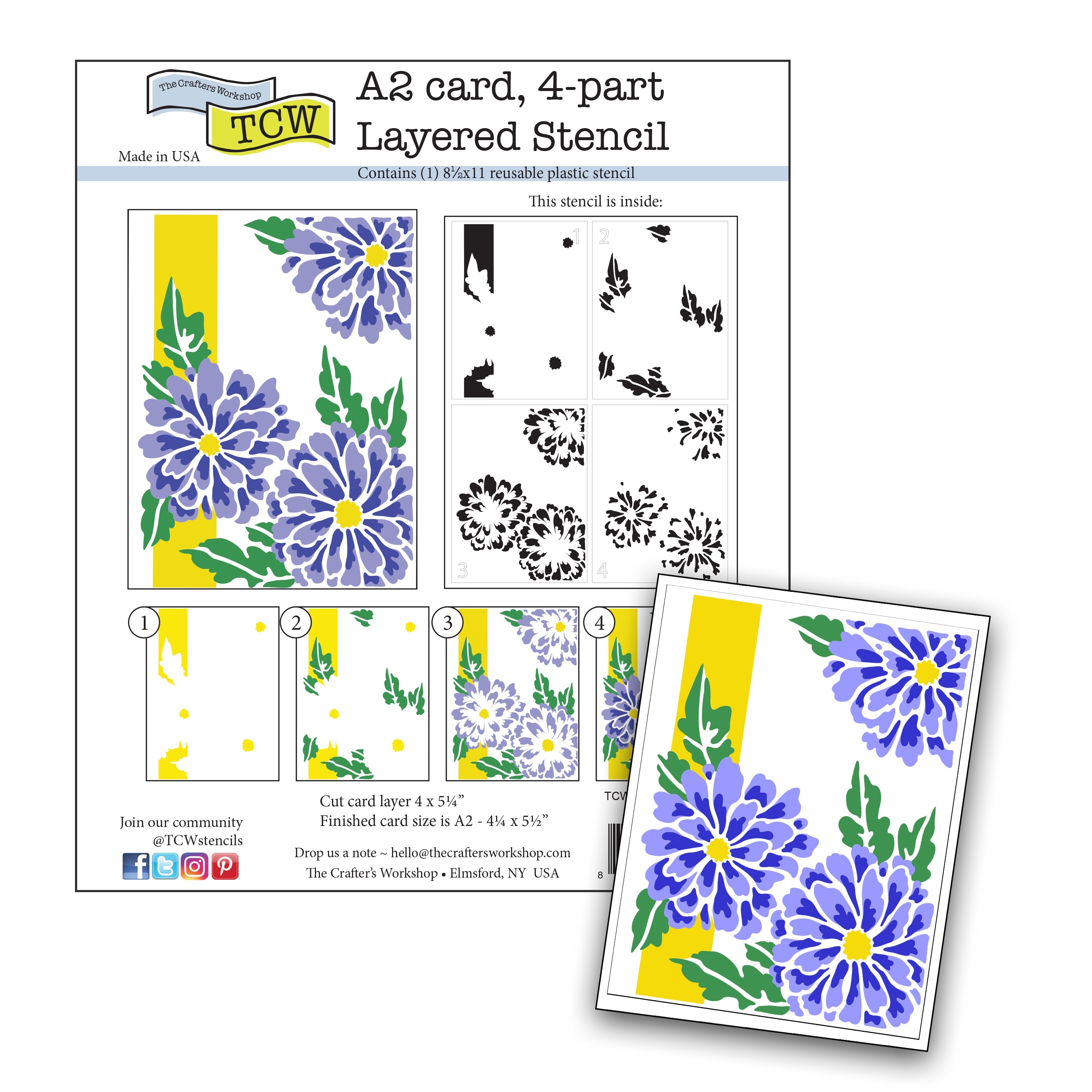 The Crafters Workshop Layered Daisies