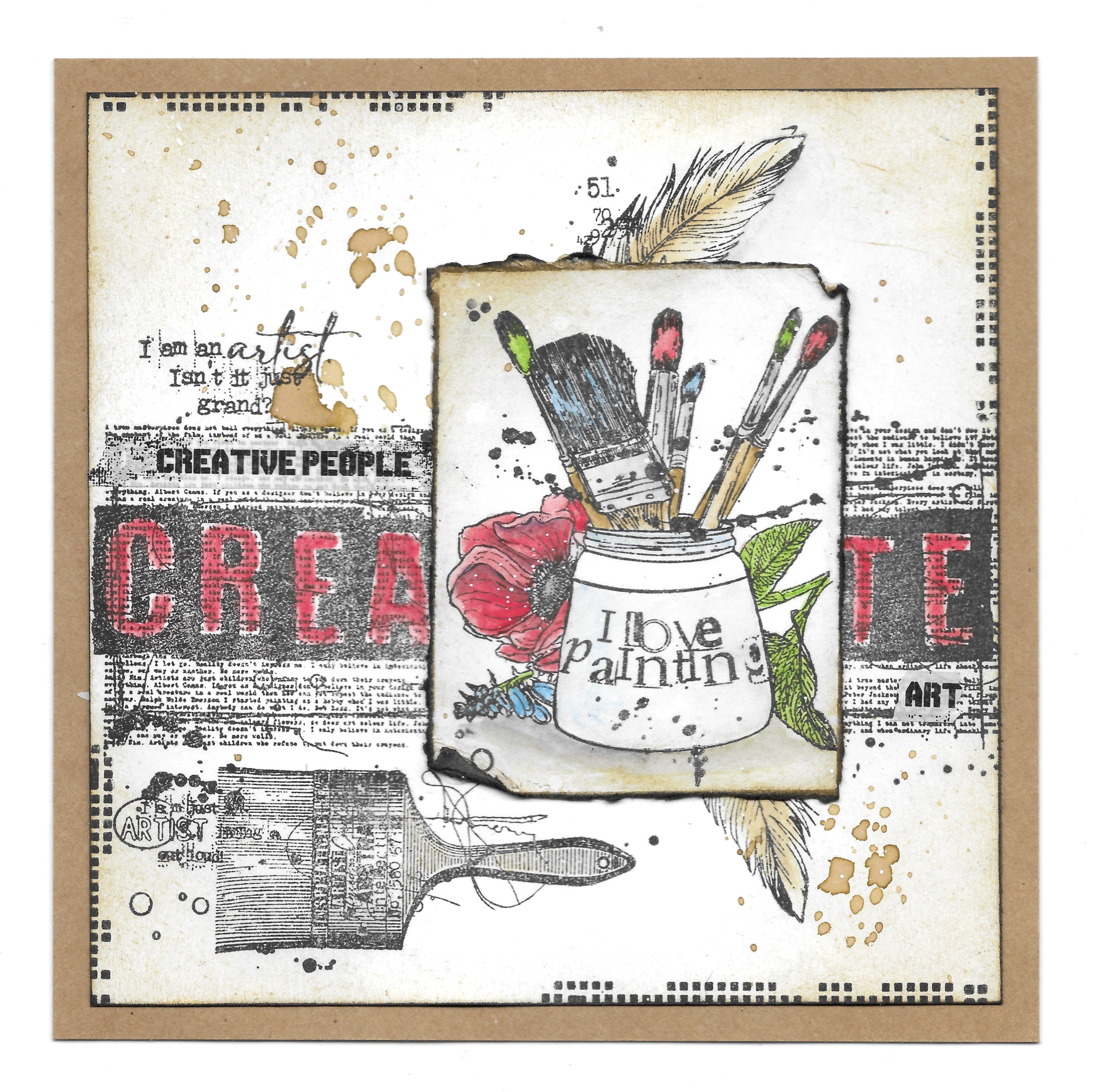 AALL and Create Stamp Set - 917 - Artist Kit