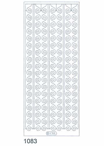 Deco Stickers - Swirl Border