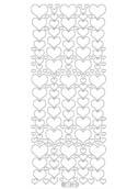 Deco Stickers - Glitter Hearts