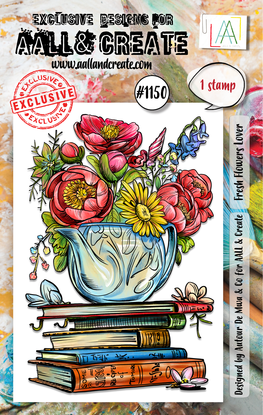 AALL and Create - A7 Stamp Set - Fresh Flowers Lover