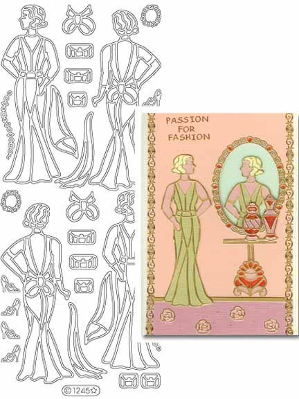 Deco Stickers - Vintage Ladies