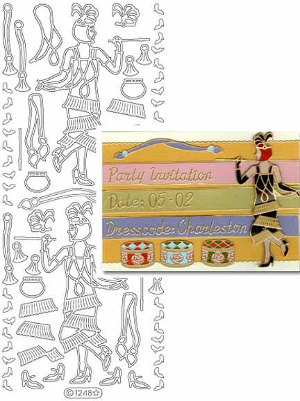 Deco Stickers - Vintage Ladies Twenties