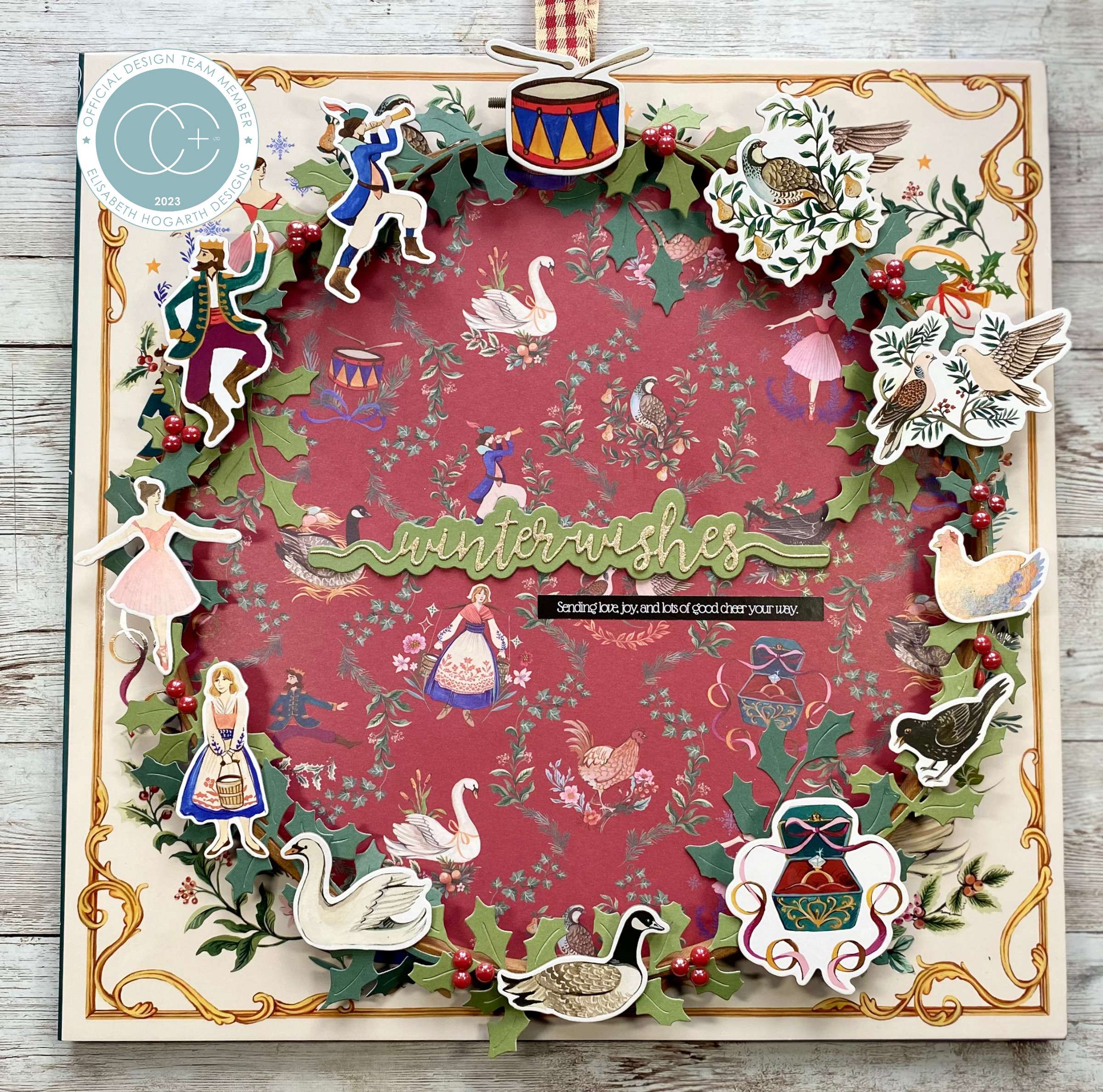 Craft Consortium 12 Days Of Christmas - Chipboard Ephemera