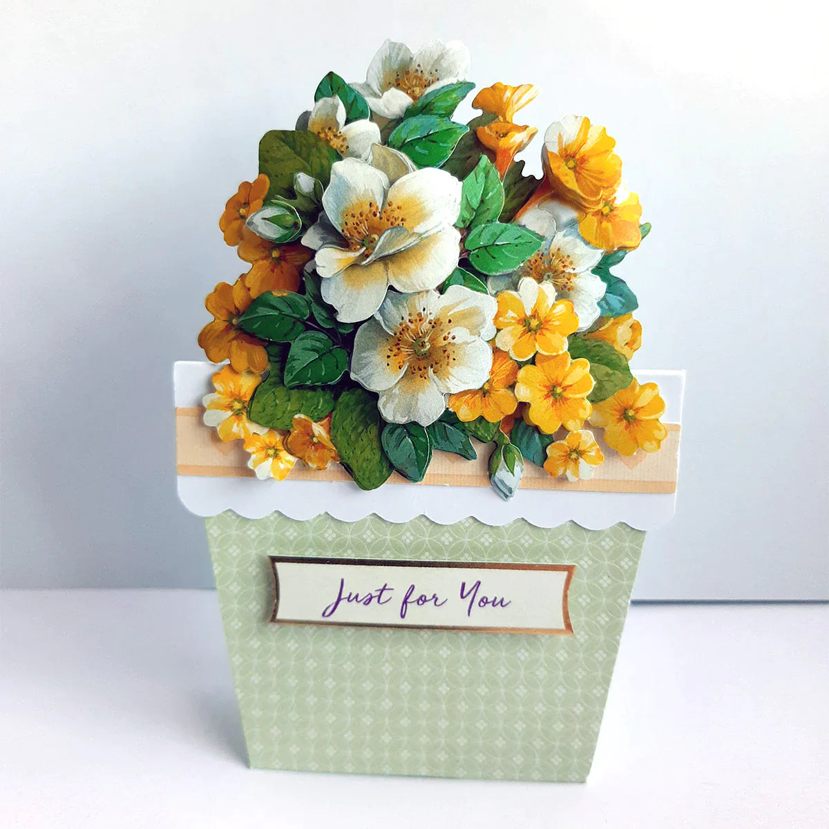 Flower Patch Pots Card Making Kit