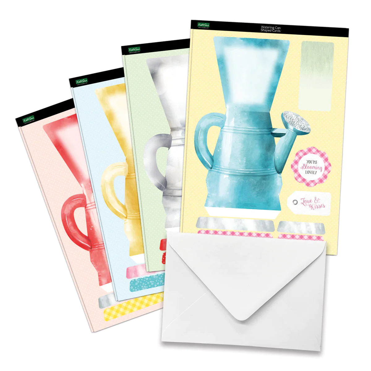 Watering Can Blossoms and Blooms, Card Making Kit