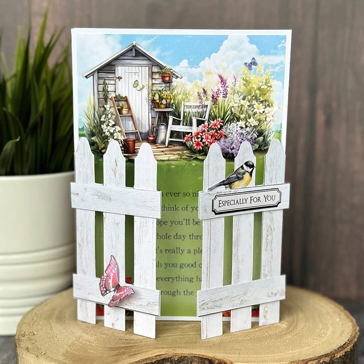 Pretty Petals Picket Fence, Card Making Kit