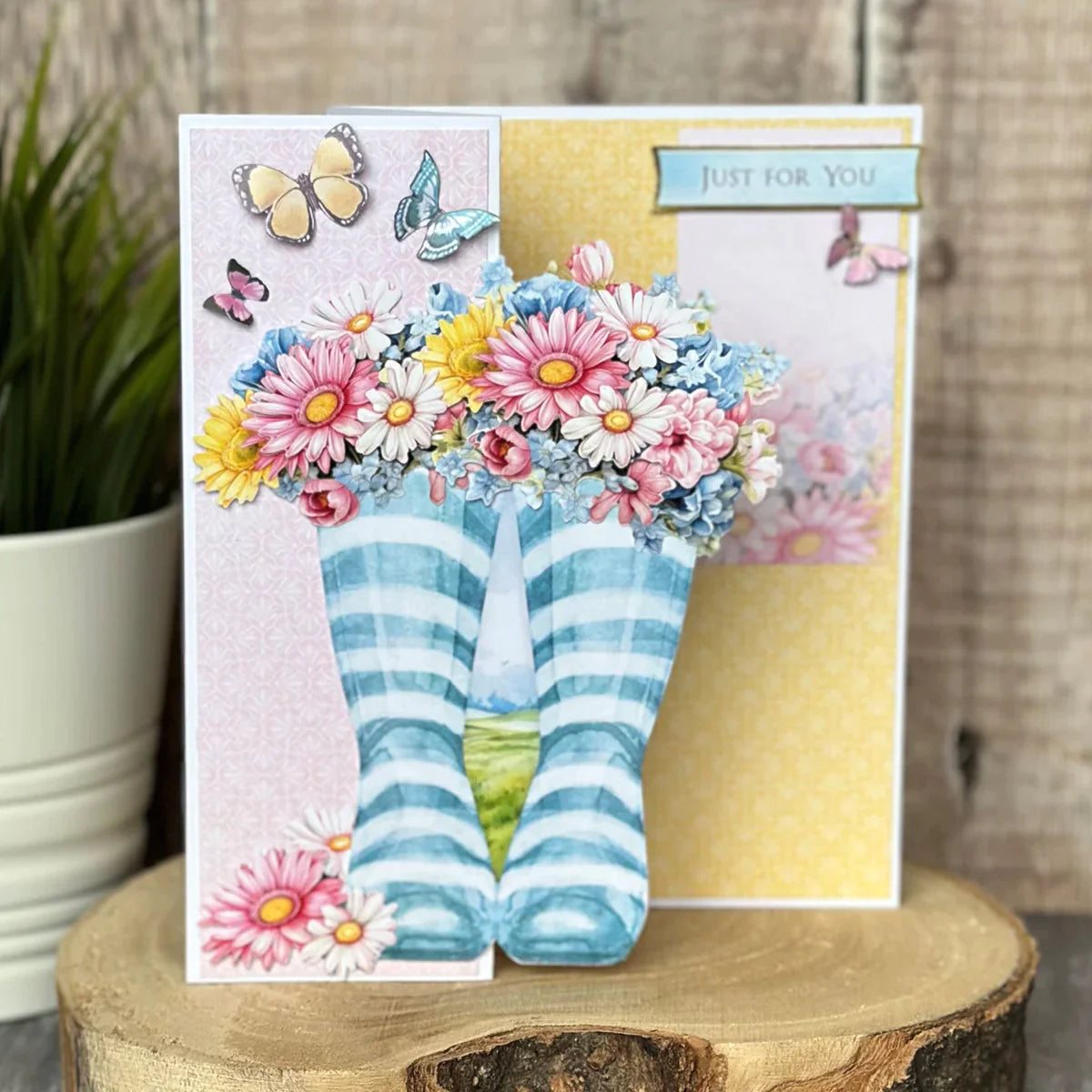 Wonderful Wellington Boots, Card Making Kit