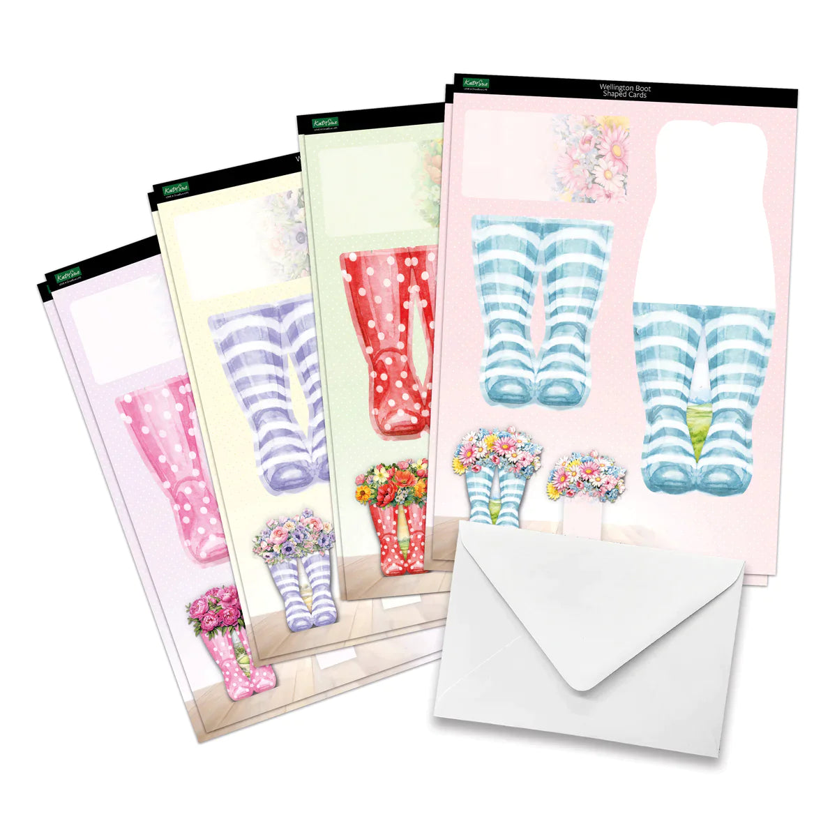 Wonderful Wellington Boots, Card Making Kit