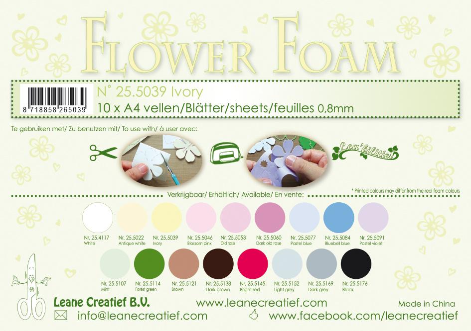 Flower Foam 10 A4 Sheets