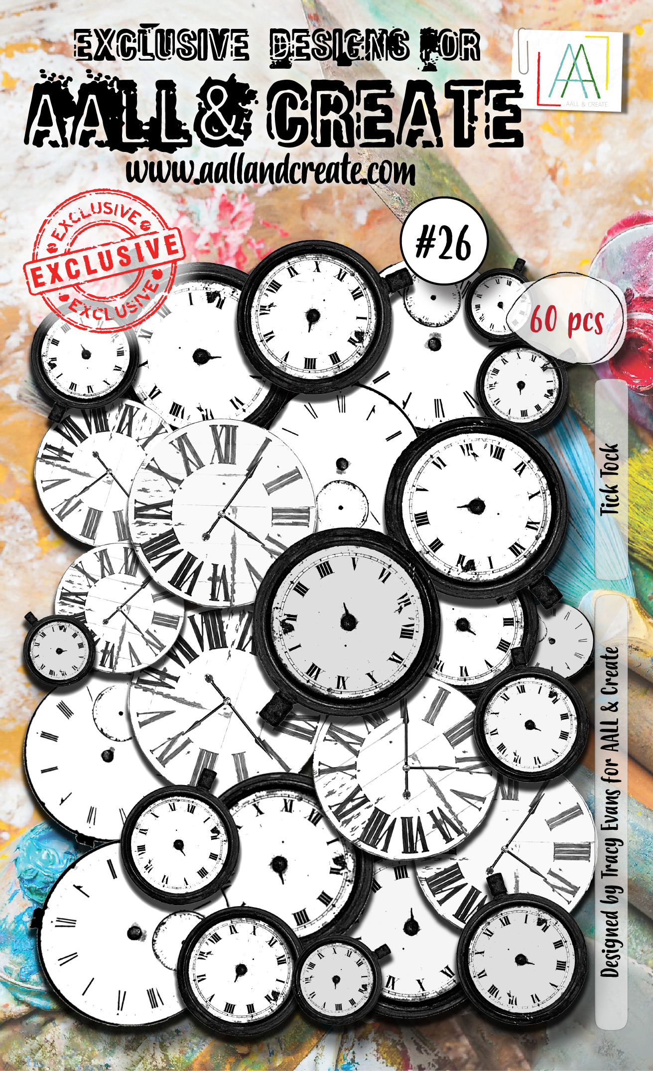 AALL and Create  Ephemera Die-Cuts - 26 - Tick Tock