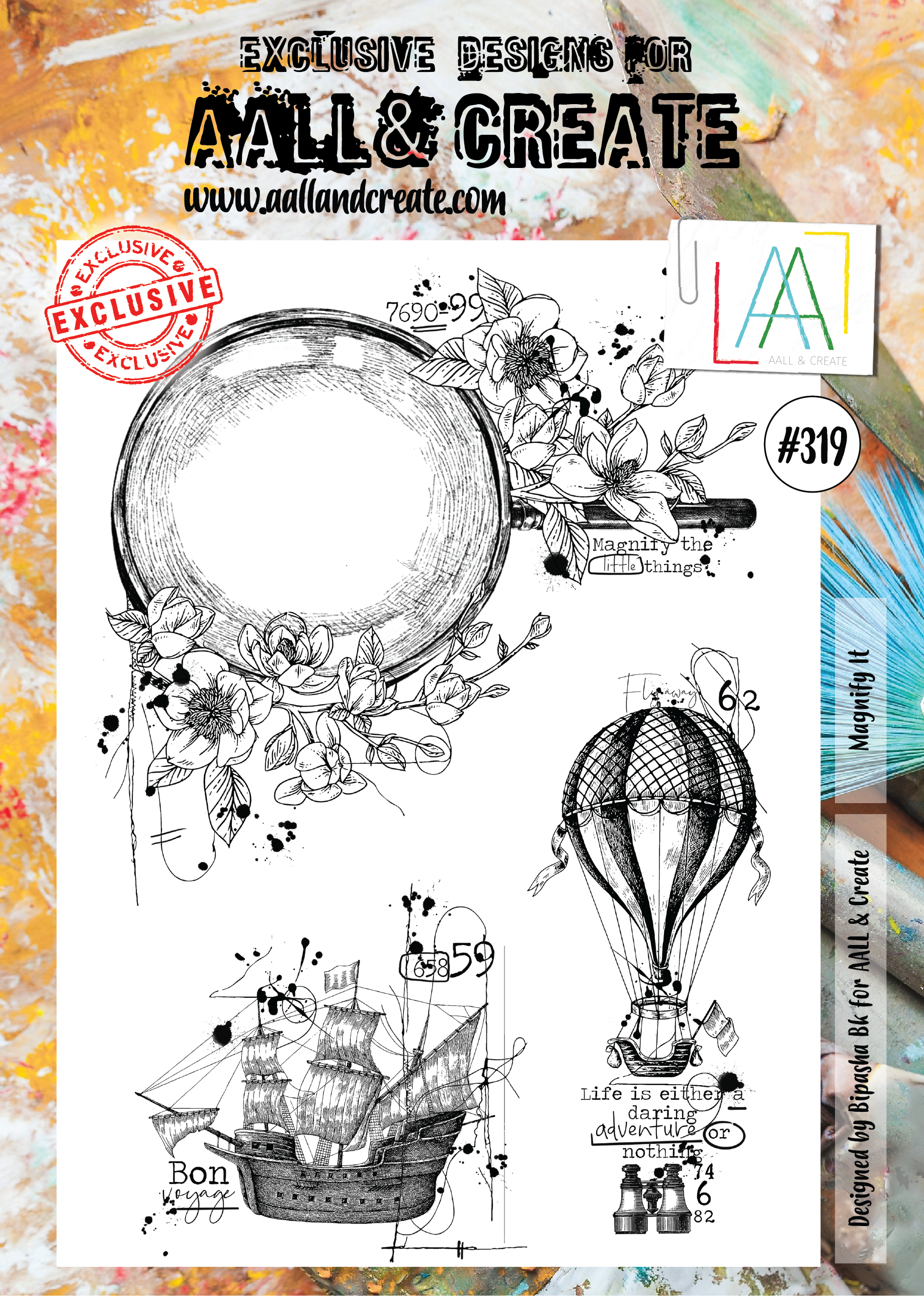 AALL and Create Stamp Set - 319 - Magnify It