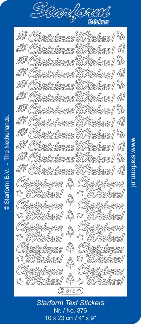 Deco Stickers - Text - Christmas Wishes