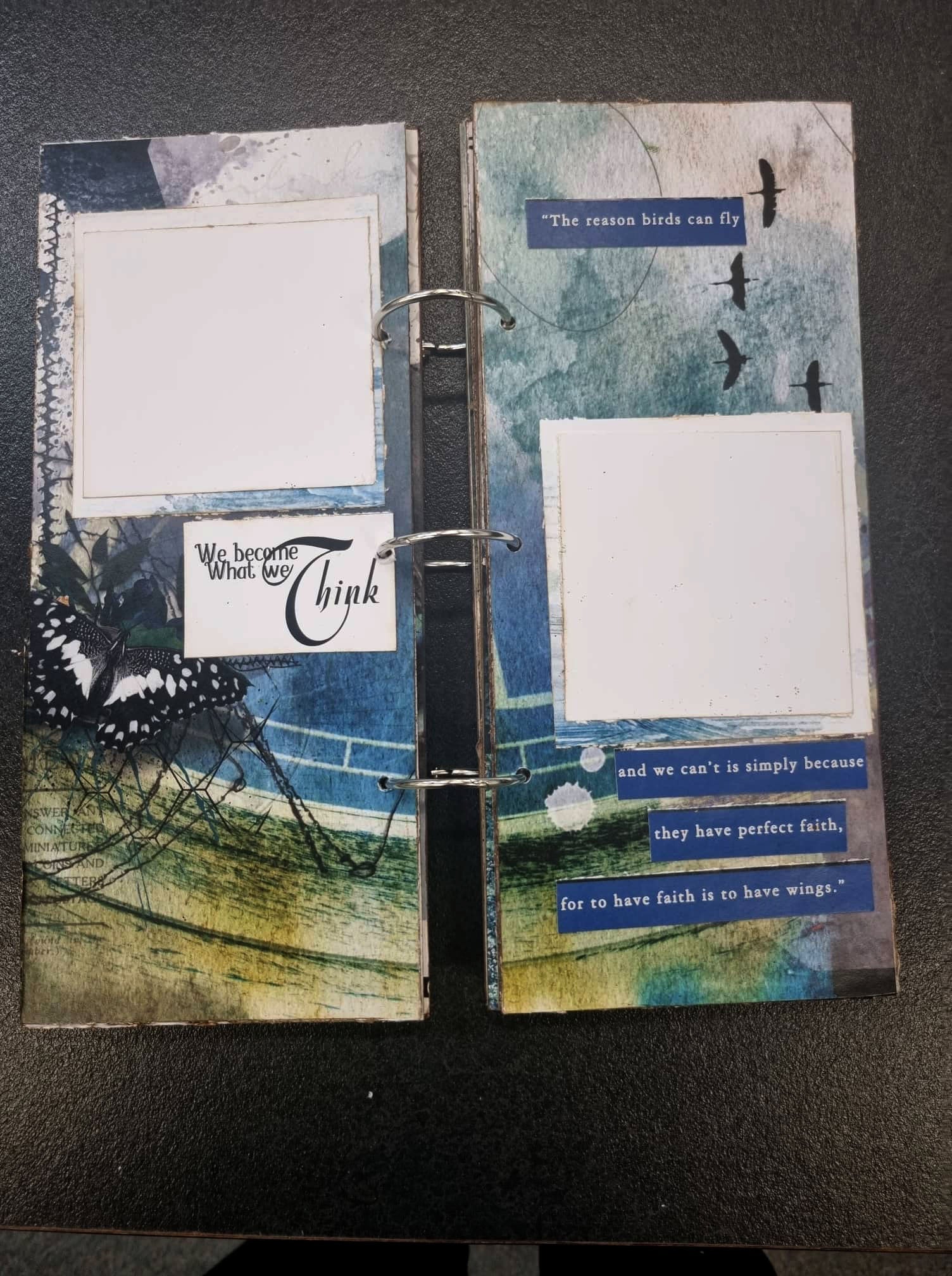 3Quarter Designs - Mini Album Base Kit - Urban Turquoise