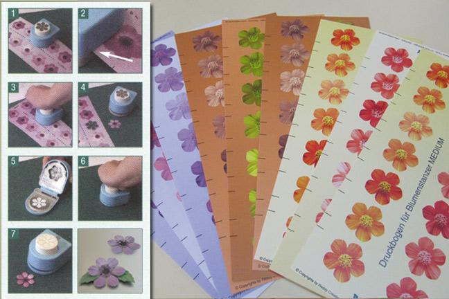 Floral Punch preprinted sheets
