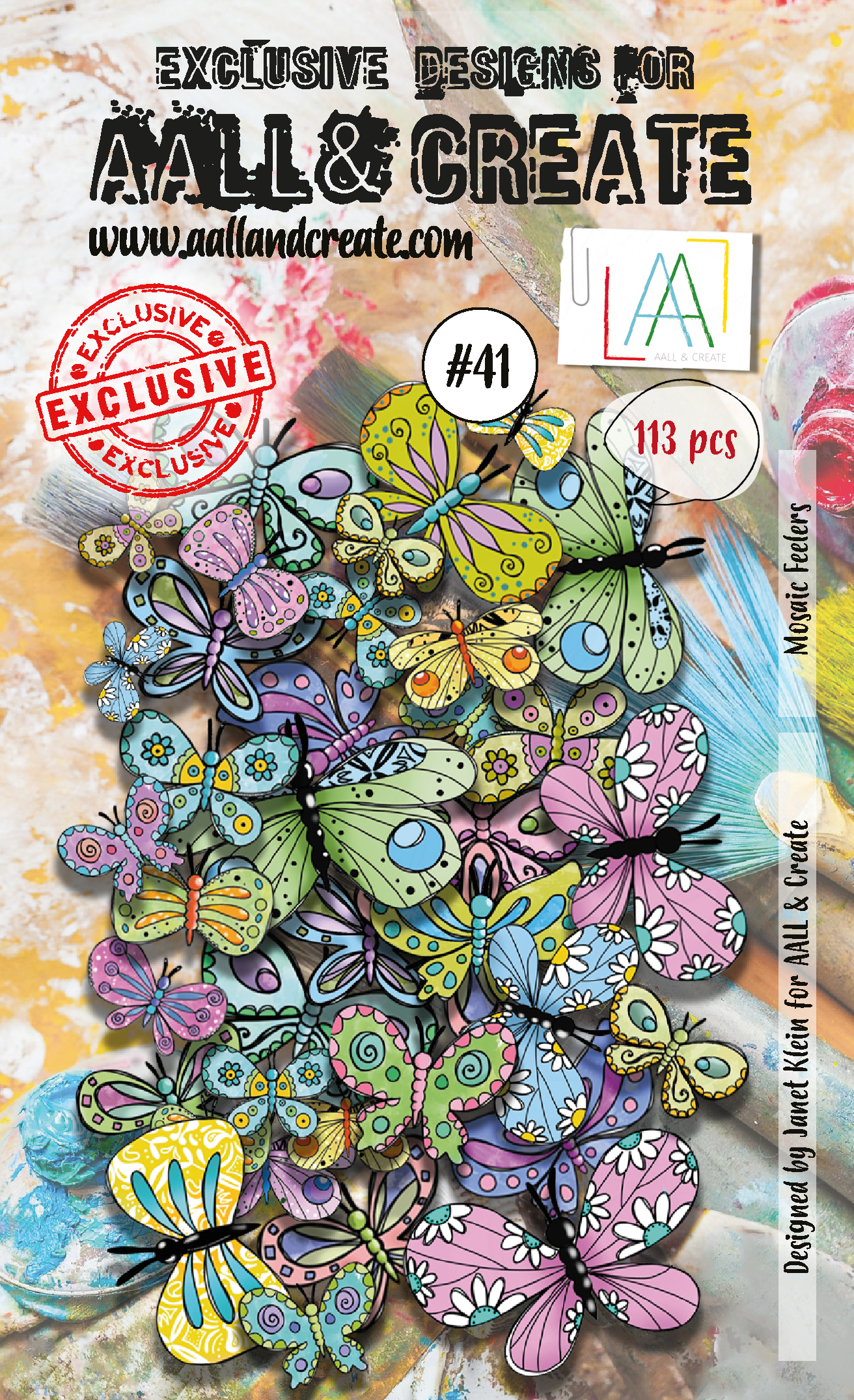 AALL and Create  Ephemera Die-Cuts - 41 - Mosaic Feelers