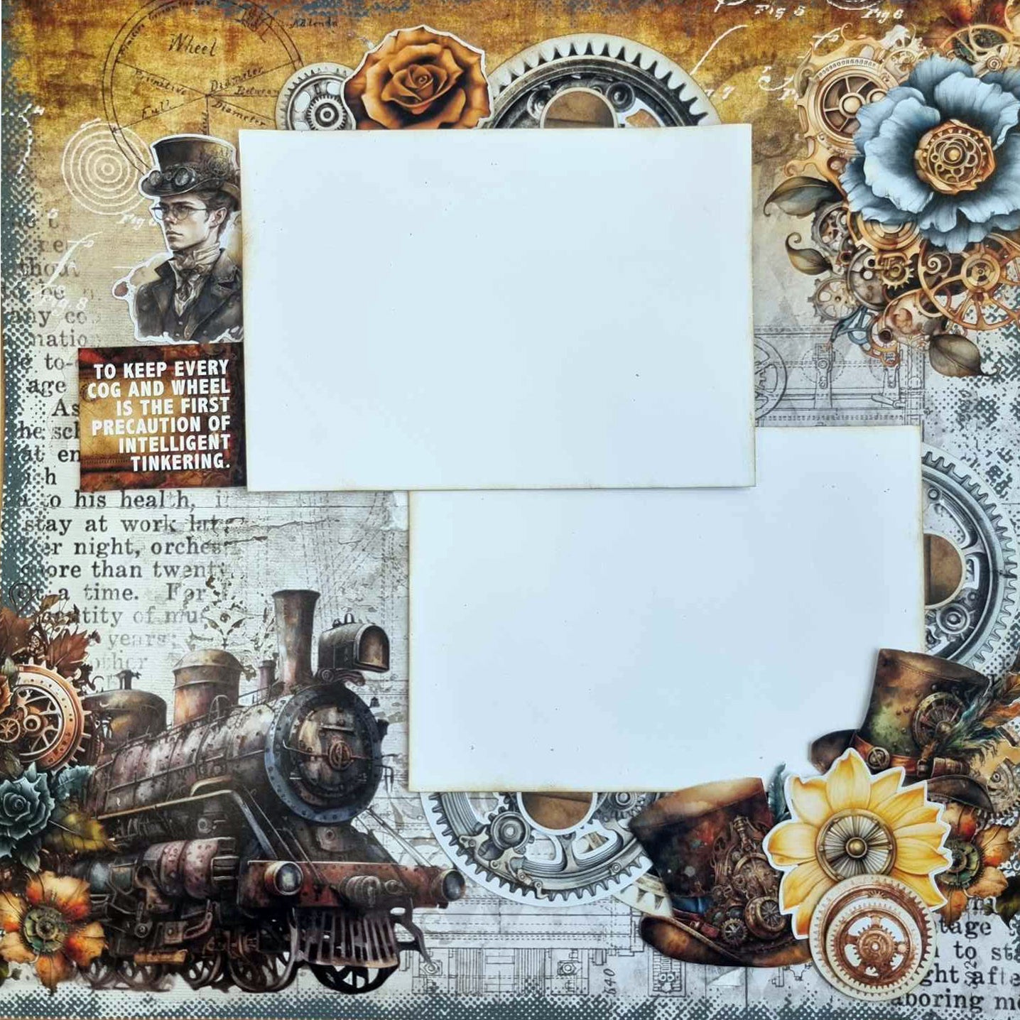 3Quarter Designs Invention Age 12x12 Scrapbook Collection