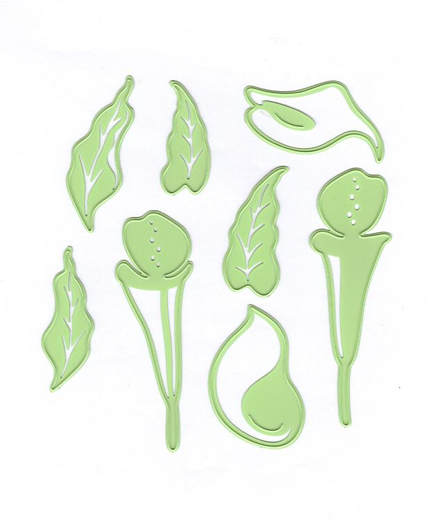 Lea'bilities Multi die flower- Calla Lily cut and embossing die