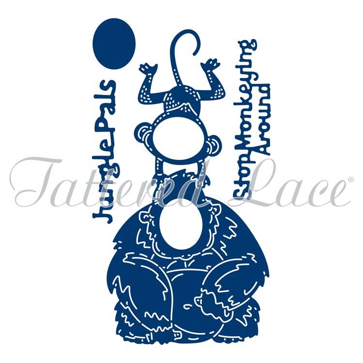 Tattered Lace Die - Monkeying Around