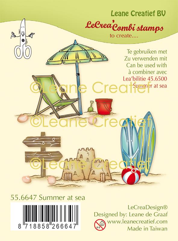 Lecreadesign Combi Clear Stamp Summer At Sea