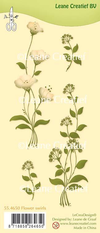 Clear Stamp Flower Swirls