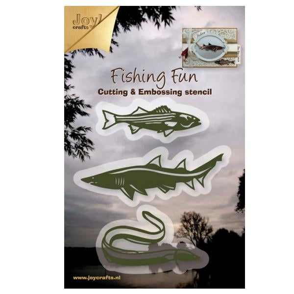 Joy! Crafts Dies - Fishing Fun - Fish-Shark