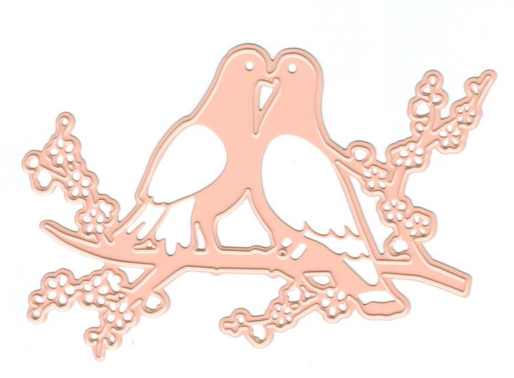 Cutting and Embossing Die - Doves