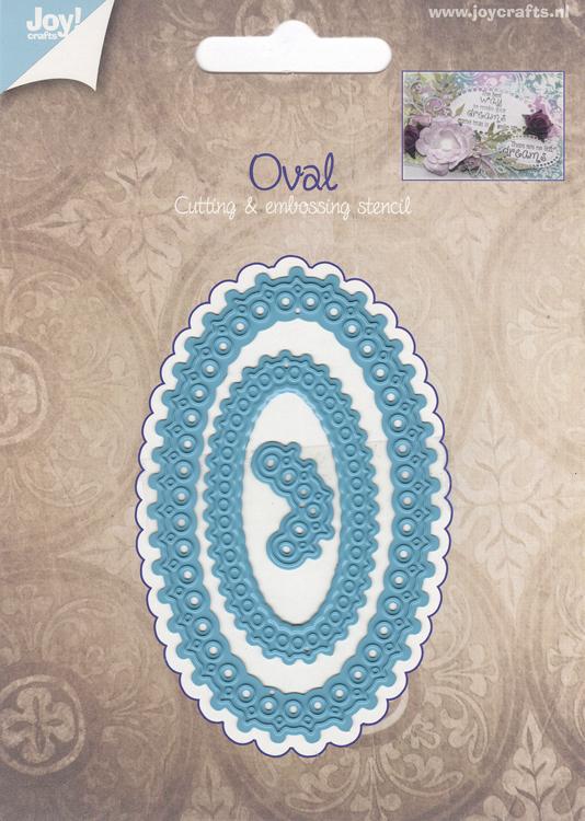 Joy! Crafts Cut & Emboss Die - Oval Elegant