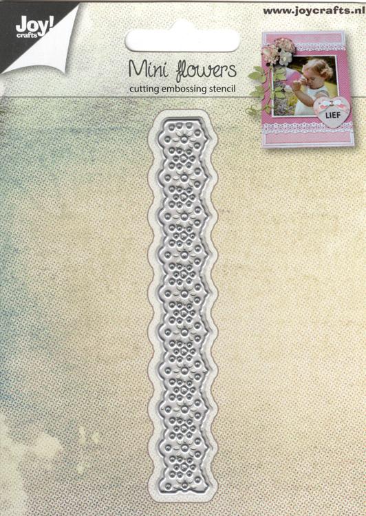 Joy! Crafts Die -Mini flower lace border