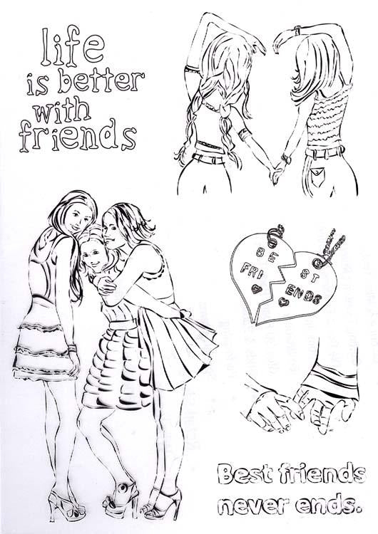 Joy! Craft Clear Stamp - Friendship