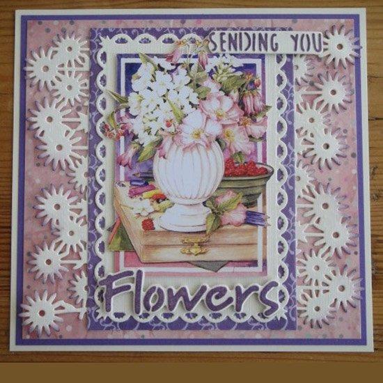 Marianne Design: Craftables Dies - Anja's Flower Border