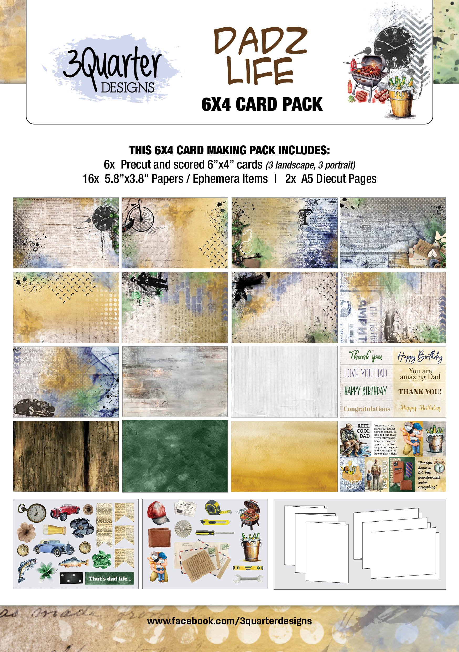 Dadz Life 6x4 Card Pack