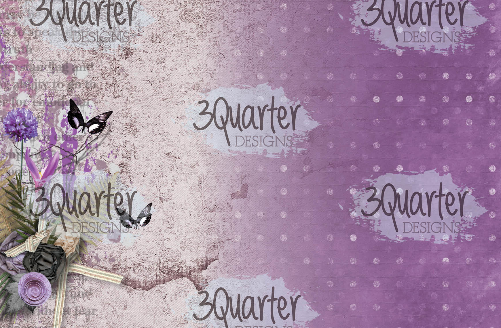 3Quarter Designs - Enchanted Amethyst - Card Kit