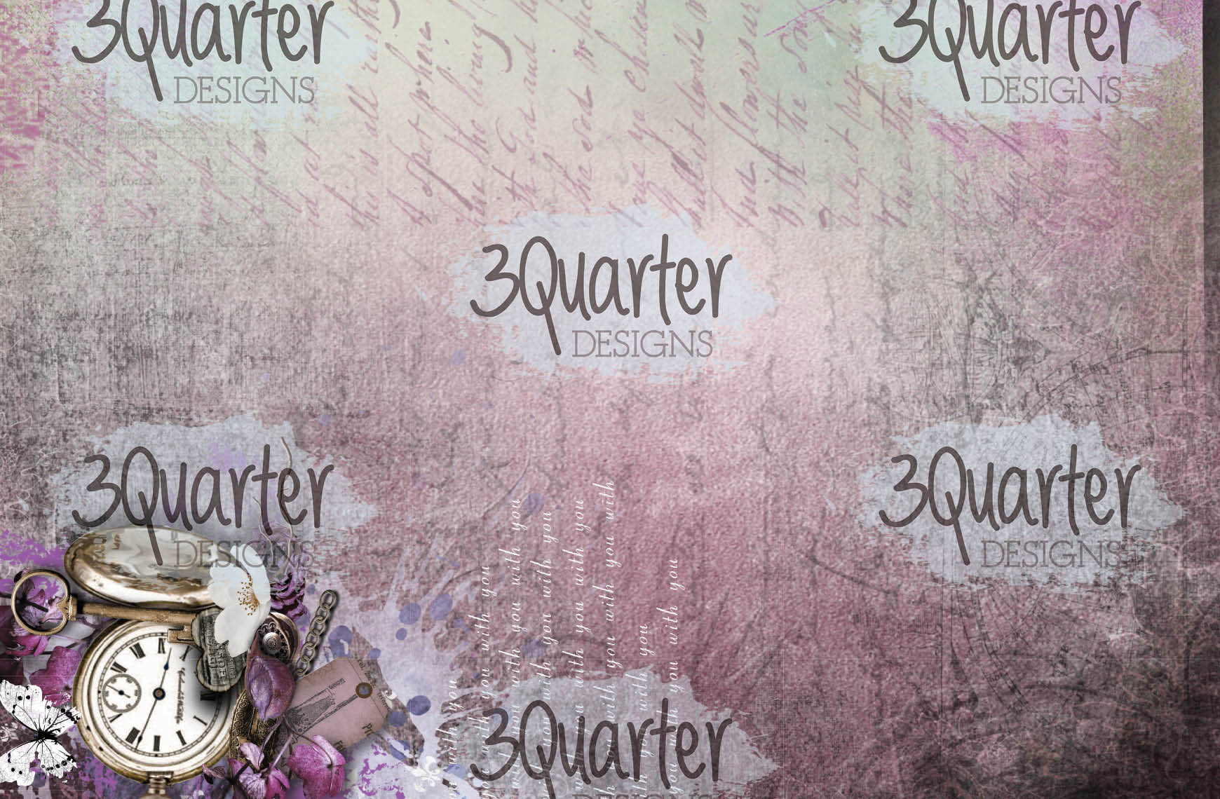 3Quarter Designs - Enchanted Amethyst - Card Kit